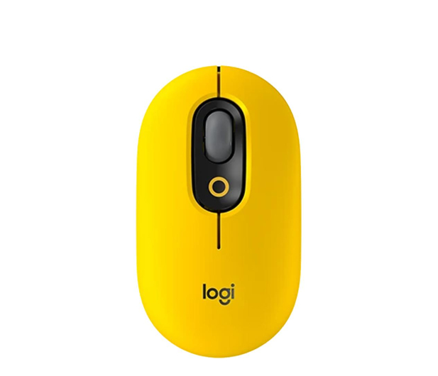LOGITECH Bezprzewodowa POP MOUSE Black & Yellow - 716625 - zdjęcie